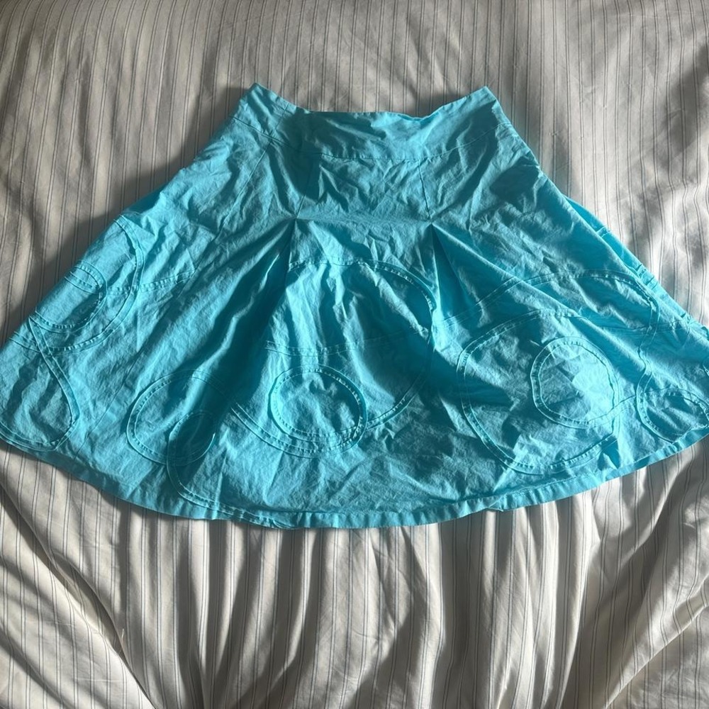 Blue skirt